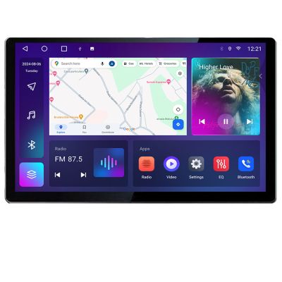 Navigatie dedicata Edonav Peugeot Bipper, Citroen Nemo, Fiat Qubo 2008-2017, Ecran 2K QLED 13",Octacore,4Gb RAM,32Gb Hdd,4G,360,DSP,Carplay,Bluetooth EDT-E413