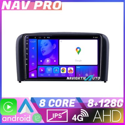 Navigatie Volvo S80 2004 2006 KIT S80 EDOTEC-LITE Android Ecran 720P Octa Core 8 128 Carplay