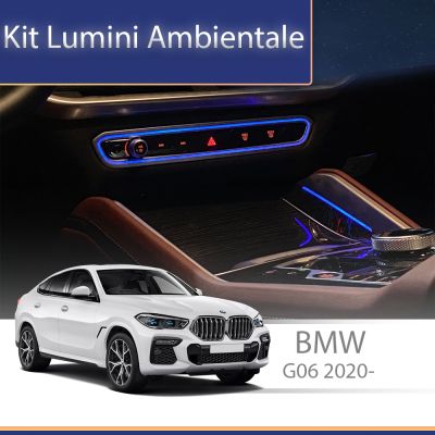 Lumini ambientale BMW X6 G06 2020- panou luminos climatizare dedicat control telefon sau sistem original