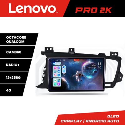 Navigatie Kia Optima 2011-2013 Lenovo Kit-091 8 core QLED 2K 12+256 360 Android Waze USB Navigatie Internet Youtube Radio