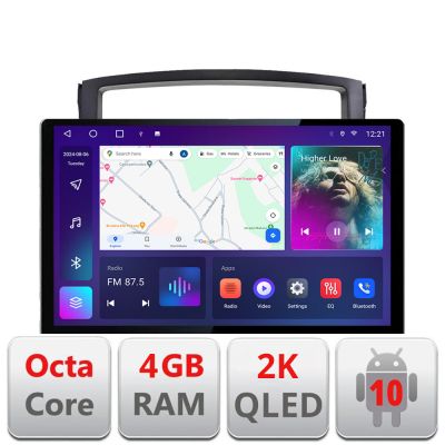 Navigatie dedicata Mitsubishi Pajero N-452 Edonav ecran 13" 2K 4+32 Android Waze USB Navigatie 4G 360 Toslink Youtube Radio KI