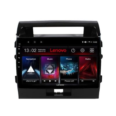 Navigatie Toyota LandCruiser 2008-2015 Lenovo Kit-381 8 core 6+128 GB Android Waze USB Navigatie Internet Youtube Radio