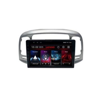 Navigatie Hyundai Accent 2006-2012 Lenovo Kit-ACCENT 8 core QLED 2K 4+64 360 Android Waze USB Navigatie Internet Youtube Radio