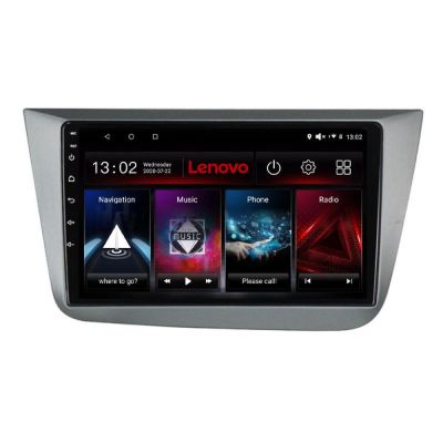 Navigatie Seat Leon 2005-2012 Lenovo Kit-leon05 8 core QLED 2K 8+256 360 Android Waze USB Navigatie Internet Youtube Radio