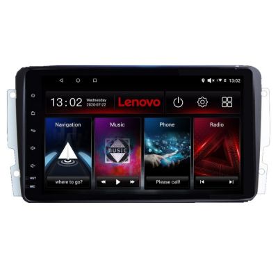 Navigatie Mercedes C 2001-2004 CLK G 2004-2006 Lenovo Kit-171 4+64 GB Android Waze USB Navigatie Internet Youtube Radio