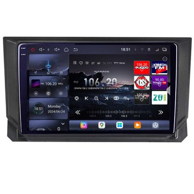 Navigatie Seat Ibiza 2017- Edotec Kit-IBZ 8 core QLED 2K 12+256GB 360 Android Waze USB Navigatie Internet Youtube Radio