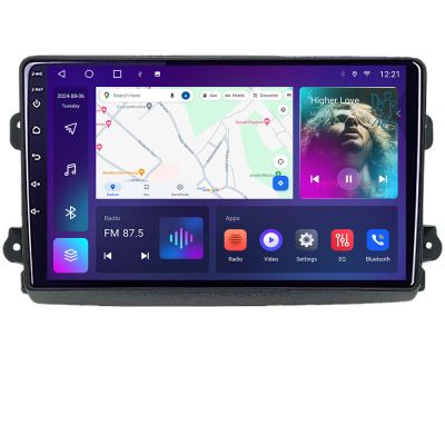 Navigatie Fiat Ducato 2021- dedicata Android QLED octa core 4+64 4G DSP FHD carplay android auto radio gps internet Android KIT-ducato2024+EDT-E309v3