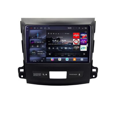 Navigatie Mitsubishi Outlander 2006-2011 Edotec Kit-056 8 core QLED 2K 12+256GB 360 Android Waze USB Navigatie Internet Youtube Radio v1