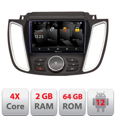 Navigatie Ford Kuga 2015-2020 SYNC2 si SYNC3 Android Ecran 720P Quad Core 2+64 carplay android auto