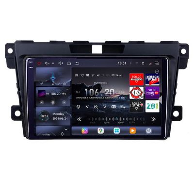 Navigatie Mazda CX-7 2006-2012 Edotec Kit-097 8 core QLED 2K 12+256GB 360 Android Waze USB Navigatie Internet Youtube Radio