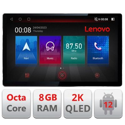 Navigatie Audi Q5 2008-2016 NON-MMI N-Q5 ecran 13" 2K 8+128 Android Waze USB Navigatie 4G 360 Toslink Youtube R