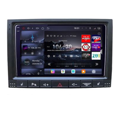 Navigatie VW Touareg 2004-2010 8 core QLED 2K 12+256GB 360 Android Waze USB Navigatie Internet Youtube Radio Edotec
