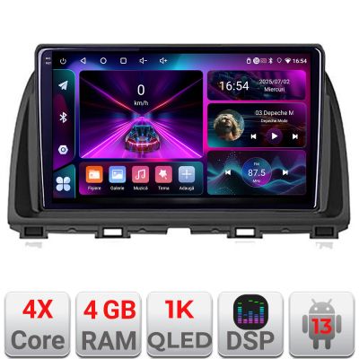 Navigatie Mazda CX-5 2012-2016 A-212  4+64 InCell Display 1K Android Waze USB Navigatie Internet Youtube Radio