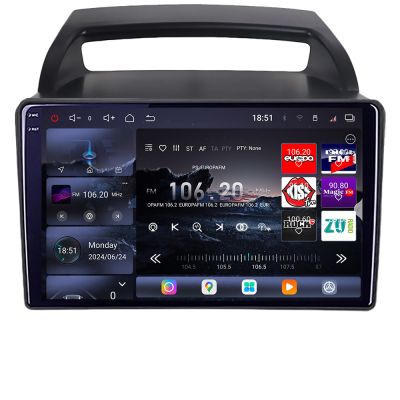 Navigatie Kia Carnival 2006-2014 Android radio gps internet 8 core QLED 2K 12+256GB 360 Edotec