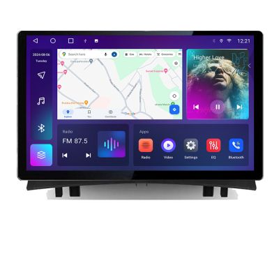 Navigatie dedicata Renault Megane 2 N-098 Edonav ecran 13" 2K 4+32 Android Waze USB Navigatie 4G 360 Toslink Youtube Radio KIT