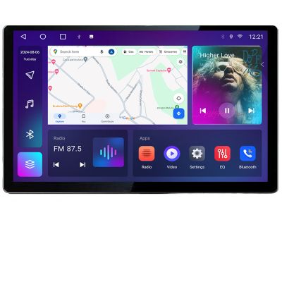 Navigatie dedicata Toyota Camry 2021- N-camry2021 Edonav ecran 13" 2K 4+32 Android Waze USB Navigatie 4G 360 Toslink Youtube R