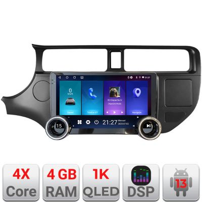 Navigatie Kia Rio 2011-2014 Kit-rio-11 Edotec  4+64 10.5 inch Incell 1K android Wifi 5Ghz gps internet  C