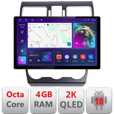 Navigatie Subaru Forester XV Qled 2K Octa Core 4+32 LTE 4G DSP Wifi 5Ghz android auto carplay radio gps internet kit-062-2019+EDT-E413-2K