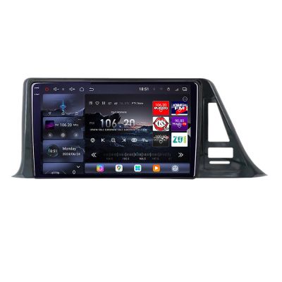 Navigatie Toyota CH-R low Edotec Kit-CH-R-A 8 core QLED 2K 12+256GB 360 Android Waze USB Navigatie Internet Youtube Radio
