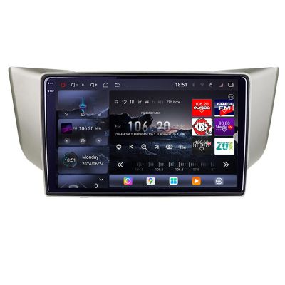 Navigatie Lexus RX 2003-2009 Edotec Kit- rx-03 8 core QLED 2K 12+256GB 360 Android Waze USB Navigatie Internet Youtube Radio