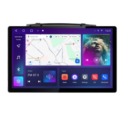 Navigatie dedicata VW Touareg 2012-2019 N-1142 Edonav ecran 13" 2K 4+32 Android Waze USB Navigatie 4G 360 Toslink Youtube Radi