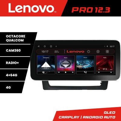 Navigatie Mitsubishi ASX 2020 K-asx2020 Lenovo PRO 4+64 12.3 inch qled android 4G DSP gps internet a