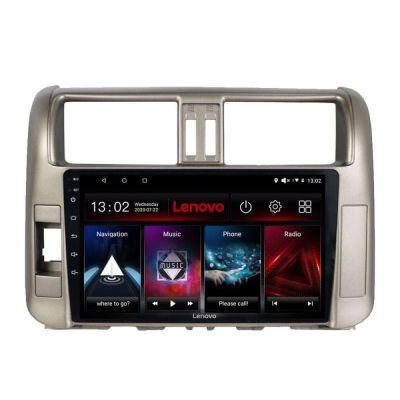 Navigatie Toyota Prado 2010-2013 Lenovo Kit-347 8 core QLED 2K 8+256 360 Android Waze USB Navigatie Internet Youtube Radio