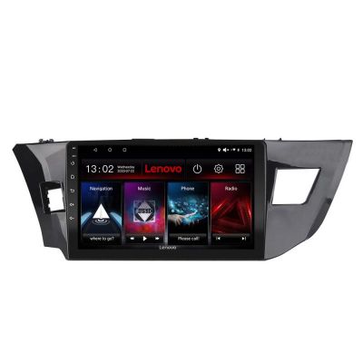 Navigatie Toyota Corolla 2013-2017 Lenovo Kit-470 8 core QLED 2K 8+256 360 Android Waze USB Navigatie Internet Youtube Radio