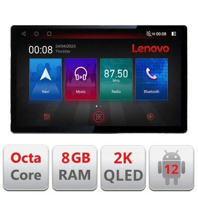 Navigatie Nissan Qashqai N-353 ecran 13" 2K 8+128 Android Waze USB Navigatie 4G 360 Toslink Youtube Radio KIT-3