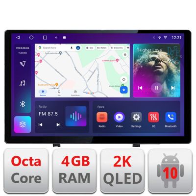 Navigatie dedicataRenault Clio 3 2005-2013 N-Clio3 Edonav ecran 13" 2K 4+32 Android Waze USB Navigatie 4G 360 Toslink Youtube