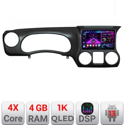 Navigatie Jeep Wrangler 2011-2014 A-WR  4+64 InCell Display 1K Android Waze USB Navigatie Internet Youtube Radio