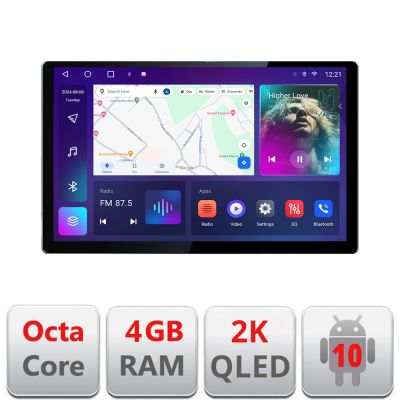 Navigatie Honda HR-V 2022- Qled 2K Octa Core 4+32 LTE 4G DSP Wifi 5Ghz android auto carplay radio gps internet kit-hr-v2022+EDT-E413-2K+kit-10-9