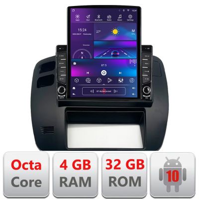 Navigatie Nissan Patrol 2000-2005 dedicata Ouad core 4+32 ecran vertical 9.7" DSP 360 FHD AHD Android radio gps internet  kit-patrol-old+EDT-E709