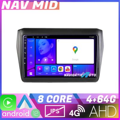 Navigatie Suzuki Swift 2017 KIT 2179 EDOTEC-LITE Android Ecran 720P Octa Core 4 64 Carplay