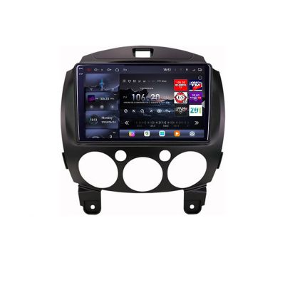 Navigatie Mazda 2 2007-2013 Android radio gps internet 8 core QLED 2K 12+256GB 360 Edotec