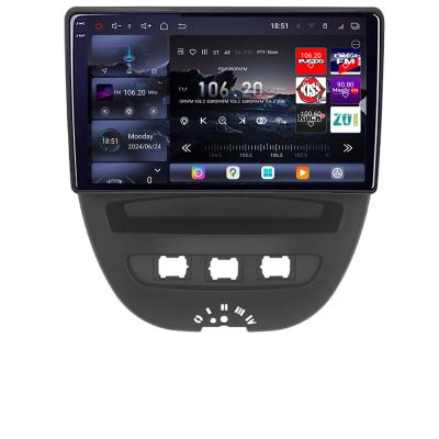 Navigatie Citroen C1 Peugeot 107 Toyota Aygo 2005-2014 Android radio gps internet 8 core QLED 2K 12+256GB 360 Edotec