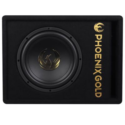 Subwoofer activ Phoenix Gold, difuzor 12", 250 W RMS, 1000 W MAX, kit de cabluri incluse