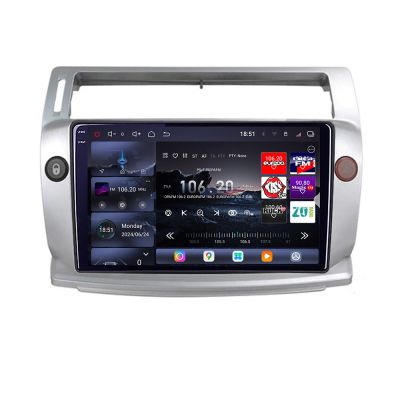 Navigatie Citroen C4 2004-2009  Edotec Kit-088 8 core QLED 2K 12+256GB 360 Android Waze USB Navigatie Internet Youtube Radio