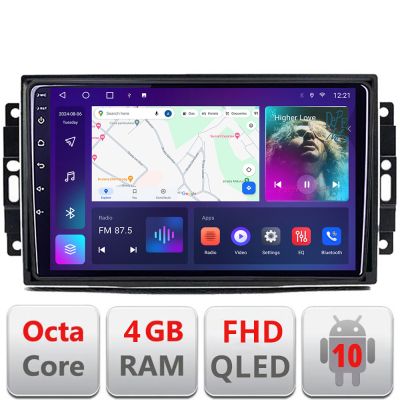 Navigatie Chrysler Jeep B-202 Android Ecran QLED octa core 4+64 carplay android auto KIT-202+EDT-E310V3 v1