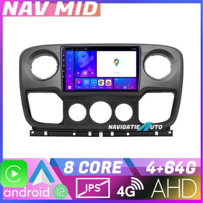 Navigatie Opel Movano  Renault Master 2010 2021 EDOTEC-LITE Android Ecran 720P Octa Core 4 64 Carplay v1