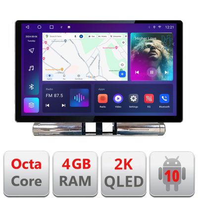Navigatie Citoren C3 2017-2024 radio cd Qled 2K Octa Core 4+64 LTE 4G DSP Wifi 5Ghz android auto carplay radio gps internet Kit-+EDT-E413-2K