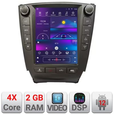 Navigatie Lexus IS 2005-2012 Edonav Tesla Qled 9.7",Quad core,2Gb RAM,32Gb Hdd,DSP,Carplay,Android Auto,Bluetooth