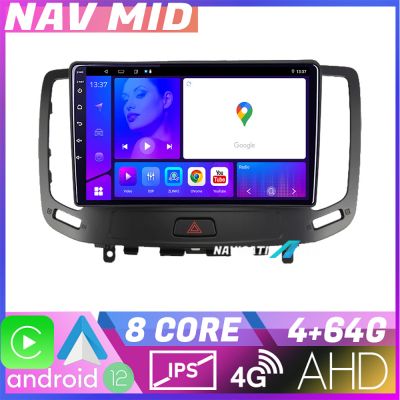Navigatie Infiniti G35 G37 2006 2013 EDOTEC-LITE Android Ecran 720P Octa Core 4 64 Carplay