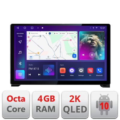 Navigatie dedicata Peugeot 5008 2016-2020 N-5008 Edonav ecran 13" 2K 4+32 Android Waze USB Navigatie 4G 360 Toslink Youtube Ra