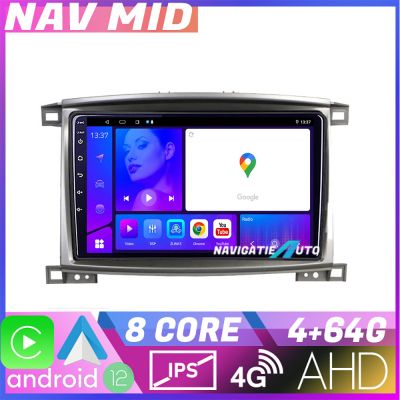 Navigatie Toyota Land Cruiser L100 2002 2008 KIT L100 EDOTEC-LITE Android Ecran 720P Octa Core 4 64 Carplay v1