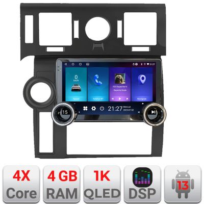Navigatie Hummer H2 2008-2010 Edotec  4+64 10.5 inch Incell 1K android Wifi 5Ghz gps internet