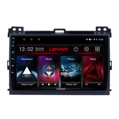 Navigatie Toyota Prado 2007- Lenovo Kit-456 8 core QLED 2K 4+64 360 Android Waze USB Navigatie Internet Youtube Radio v1