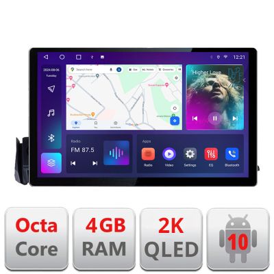 Navigatie dedicata Mazda 6 2018- N-MAZDA6-18 Edonav ecran 13" 2K 4+32 Android Waze USB Navigatie 4G 360 Toslink Youtube Radio