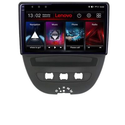 Navigatie Citroen C1 Peugeot 107 Toyota Aygo 2005-2014 Android radio gps internet 8 core QLED 2K 4+64 360 Lenovo v2