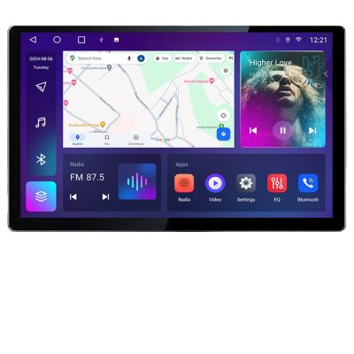 Navigatie dedicata Fiat 500L 2012-2017 N-500L Edonav ecran 13" 2K 4+32 Android Waze USB Navigatie 4G 360 Toslink Youtube Radio